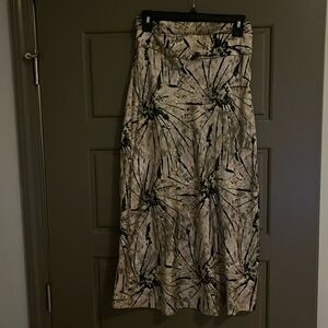 Free People Satin Maxi Skirt